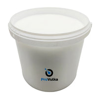 PROVULKA : MTAC0002_5 - Pâte Blanche pour montage de pneu 5Kg. Couvercle ouvert