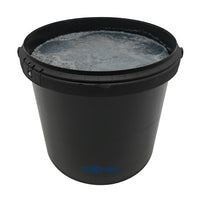 PROVULKA : MTAC0003_5 - Pâte Noire pour montage de pneu 5Kg. Couvercle ouvert