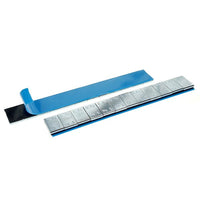 PROVULKA : ELMC0101 - Masse adhésive en Acier zingué (12x5g) pour l'équilibrage de jante VL et VUL. Recto verso