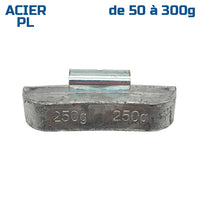PROVULKA : ELMF0201 - Masse à frapper en Plomb pour l'équilibrage de jante acier PL - type HOFMANN 530. Gamme