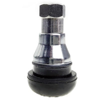 PROVULKA : GFVS0103 - Valve caoutchouc TR412 (V2.03.6) pour pneu Tubeless - Snap in - trou de jante en 11,3mm - Chrome (par 10)