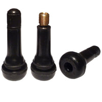 PROVULKA : GFVS0111 - Valve caoutchouc TR414 TÜV (V2.03.2) pour pneu Tubeless - Snap in - trou de jante en 11,3mm - Qualité première monte (par 100). Bouchon ouvert.