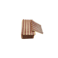 PROVULKA : RPTK0001BR - Tresse mèche pour réparation de pneu Tubeless L100mm (x50) - Marron