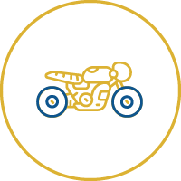 Icône d'une moto