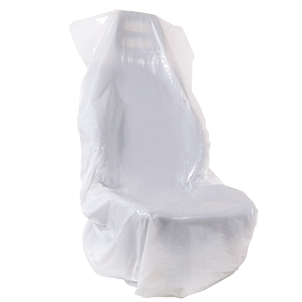 Housses Siège Voiture Jetables Flaconi - Lot De 100, Transparentes, Imperméables