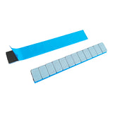 PROVULKA : ELMC0101G - Masse adhésive Grise en Acier zingué (12x5g) pour l'équilibrage de jante VL et VUL. Recto verso