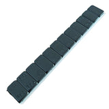 PROVULKA : ELMC0102BE - Masse adhésive Noire EasyClean en Acier zingué (12x5g) pour l'équilibrage de jante VL et VUL
