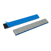 PROVULKA : ELMC0105G - Masse adhésive Grise en Acier zingué (4x5g+4x10g) pour l'équilibrage de jante VL et VUL. Recto verso