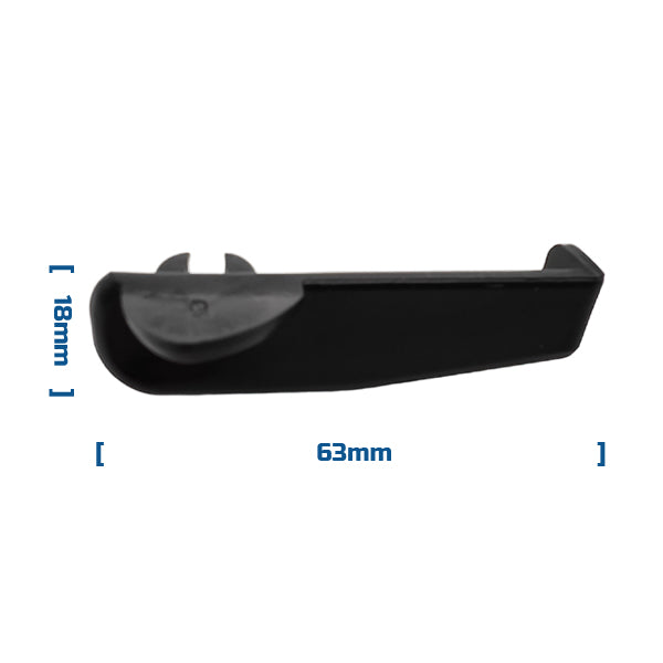 PROVULKA : MTTA0107 - Protection plastique pour tête opérante de démonte pneu - forme 2. Vue face