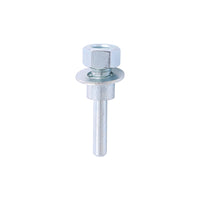 PROVULKA : RPTA0112L10 - Monture de meule ou râpe pour mandrin à pince - axe de 10mm. Longueur 10mm.