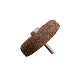 PROVULKA : RPTA0112 - Monture de meule ou râpe pour mandrin à pince - axe de 10mm. Exemple montage