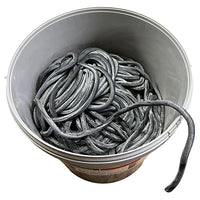 PROVULKA : RPVC0201 - Cordon de gomme d8mm pour extrudeuse - Pot de 12Kg. Contenu