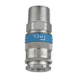 PROVULKA : TLAT0303M1_2 - Coupleur pneumatique femelle avec raccord fileté mâle 1/2"