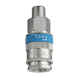 PROVULKA : TLAT0303M1_4 - Coupleur pneumatique femelle avec raccord fileté mâle 1/4"