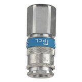 PROVULKA : TLAT0304F1_2 - Coupleur pneumatique femelle avec raccord fileté femelle 1/2"