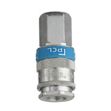 PROVULKA : TLAT0304F1_4 - Coupleur pneumatique femelle avec raccord fileté femelle 1/4"