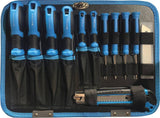 PROVULKA : TLHT0401 - Caisse à outils dépannage 112 pièces - 1/4" et 1/2". Plateau 2
