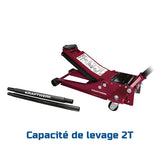 PROVULKA : TLHYT0002 - Cric hydraulique extra-plat 2T - KRAFTWERK 38112