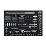 PROVULKA : TLMA0002 - Servante 7 tiroirs LT700 avec 337 pièces - KRAFTWERK. Insert cliquets