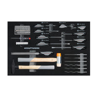 PROVULKA : TLMA0002 - Servante 7 tiroirs LT700 avec 337 pièces - KRAFTWERK. Insert tournevis