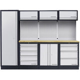 PROVULKA : TLMA0101B - Mobilier d'atelier 3 éléments + armoire 1 porte - KRAFTWERK 3964B