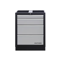 PROVULKA : TLMA0101 - Mobilier d'atelier 3 éléments + armoire 1 porte - KRAFTWERK. Meuble bas 4 tiroirs