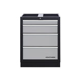 PROVULKA : TLMA0101 - Mobilier d'atelier 3 éléments + armoire 1 porte - KRAFTWERK. Meuble bas 4 tiroirs