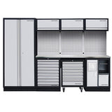 PROVULKA : TLMA0103DIX - Mobilier d'atelier 3 éléments + armoire 2 portes - KRAFTWERK 3964DIX