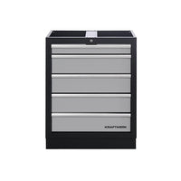 PROVULKA : TLMA0104 - Mobilier d'atelier 4 éléments + 2 armoires 1 porte - KRAFTWERK. Meuble bas 5 tiroirs