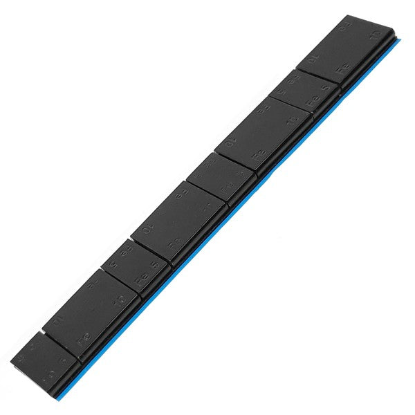PROVULKA : ELMC0105B - Masse adhésive Noire en Acier zingué (4x5g+4x10g) pour l'équilibrage de jante VL et VUL