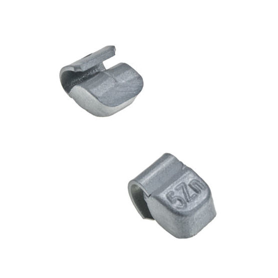 100 Masses à Frapper Perfect Equipment 5g - Zinc Argenté Pour Équilibrage Jantes Acier