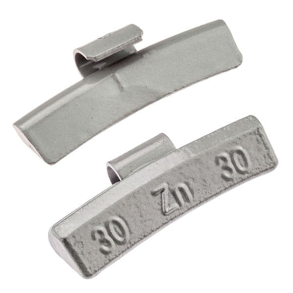 Lot 225 Poids Équilibrage Zinc 5-30g STIX Pour Jantes Acier - Remplacement Plomb