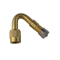 PROVULKA : GFRE0001A45 - Rallonge de valve coudée 45° pour roues jumelées - type W353 (par 10).