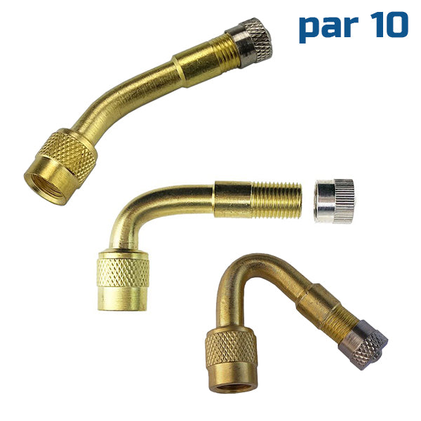 RALLONGE DE VALVE RIGIDE METAL L:60MM - Equipement garage Auto - Machine à pneu - Démonte pneu