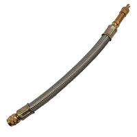 PROVULKA : GFRE0030L180 - Rallonge de valve flexible L180mm - tresse métallique.