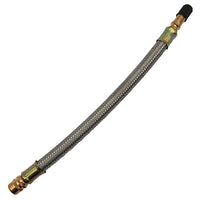 PROVULKA : GFRE0030L210 - Rallonge de valve flexible L210mm - tresse métallique.