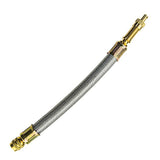 PROVULKA : GFRE0030L160 - Rallonge de valve flexible L160mm - tresse métallique.
