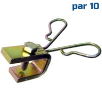 PROVULKA : GFRE0202 - Patte de fixation double pour rallonge de valve - type W4454 (par 10)