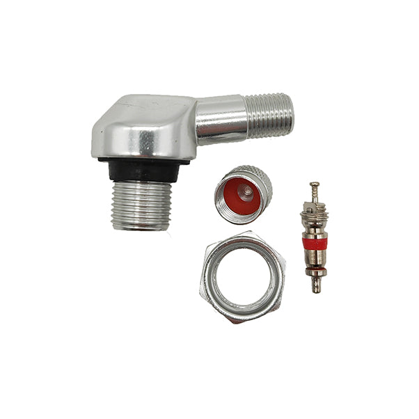 16 Valves Métalliques Pour Pneus - Universelles 11,3 Mm, Argent, Pour Voiture, Moto, Camion, SUV