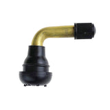 PROVULKA : GFVS0005 - Valve métallique coudée PVR70 (TR412L) pour pneu Tubeless Moto - Snap in - trou de jante en 11,3mm