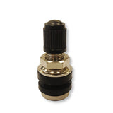 PROVULKA : GFVS0007 - Valve métallique TR430 pour pneu Tubeless Moto - à visser - trou de jante en 8,3mm. Assemblée