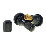 PROVULKA : GFVS0101 - Valve caoutchouc TR412 (V2.03.6) pour pneu Tubeless - Snap in - trou de jante en 11,3mm (par 100). Bouchon ouvert