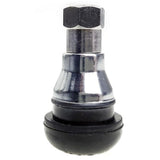 PROVULKA : GFVS0103 - Valve caoutchouc TR412 (V2.03.6) pour pneu Tubeless - Snap in - trou de jante en 11,3mm - Chrome (par 10)