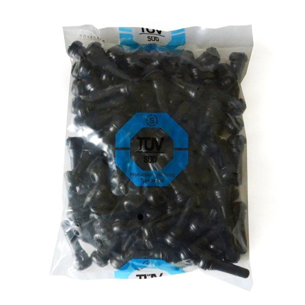 Riseuvo Lot De 5 Tiges De Valve De Pneu TR413 – Tiges De Valve En Caoutchouc Encliquetables, Valve De Pneu Pour Trou De Jante De 1,2 Cm