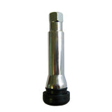 PROVULKA : GFVS0119 - Valve caoutchouc TR418 (V2.03.4) pour pneu Tubeless - Snap in - trou de jante en 11,3mm - Chrome (par 10)