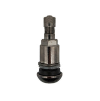 PROVULKA : GFVS0124BC - Valve métallique TR525MS (42MS11,3) pour pneu Tubeless EV42-N2BC - Noire Chromé
