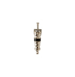 PROVULKA : GFVS0133 - Obus de valve court nickelé TRC1 spécial pour valve TPMS (par 100)