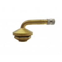 PROVULKA : GFVS0208V3.15.2 - Valve métallique simple coude pour jante plate - 44,5MSF20,5 (V3.15.2) type Michelin 1051 - trou de jante en 20,5mm