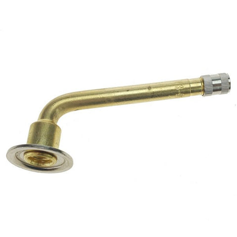 PROVULKA : GFVS0252V3.02.7 - Valve métallique simple coude pour pneu avec chambre à air V3.02.7 type Michelin 1188 - à visser sur embase