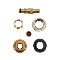 PROVULKA : GFVS0310 - Valve métallique air/eau TR618A (V5.01.1) pour pneu Agricole Tubeless - embase métallique. Démontée